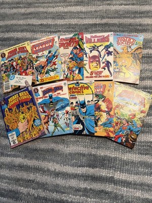Vintage DC Best of DC Digest Comics Lot 10 Batman JLA Superman 1980s.  (20)
