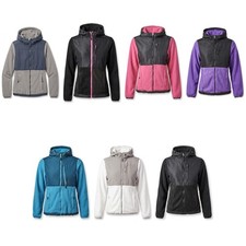 Alta Women's Two-Tone Full Zip Fleece Hoodie Jacket Zip Pockets Cinch Hood New
