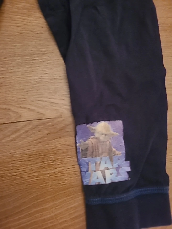 Conjunto de pijama vintage de Star Wars para niños talla 4-5 camiseta pantalones Han Solo Foto 4 de 4