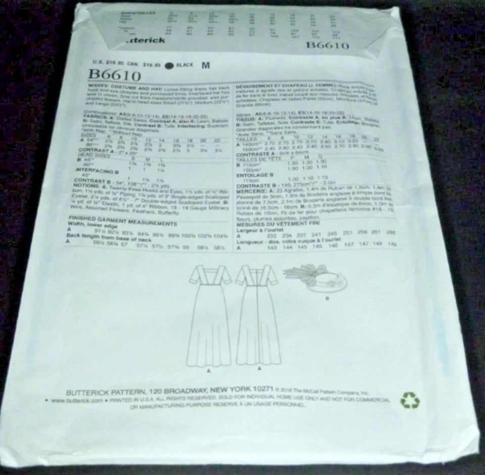 Victorian Titanic Edwardian Gibson Girl Bridal Costume Sewing Pattern 6-14 LARP - Image 2 of 3