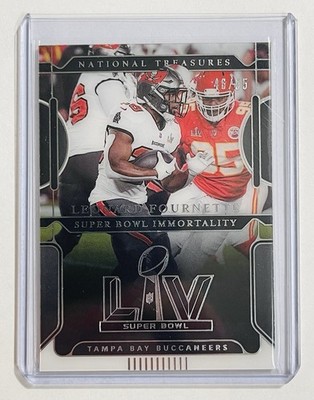 2021 National Treasures Leonard Fournette Super Bowl Immortality /55! Buccaneers