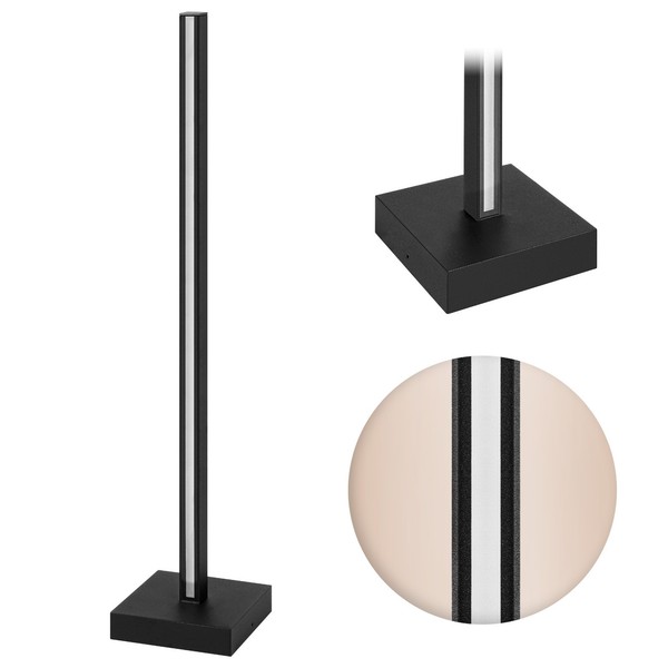 LED Wegeleuchte Pollerleuchte IP44 60Cm 9W 4000K Schwarz Gartenlampe MasterLED-image