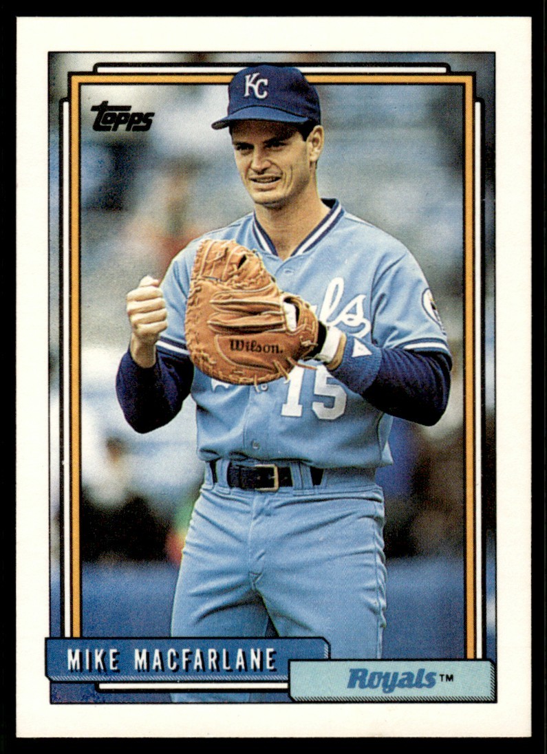 1992 Topps Mike Macfarlane Kansas City Royals #42 24090