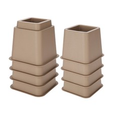 Furniture Raisers Adjustable Bed Chair Sofa Riser Feet Lift Set 4 X 5& 4 X 3