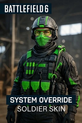 Battlefield 6 -System Override Soldier Skin | Razer | Code | BF6｜PS5 / XBOX / PC