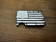 Tattered American Flag The Ridge Wallet RFID Brand New Free Shipping Black