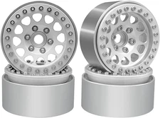 OGRC 4PCS Beadlock Rims 1.9 Inch Wheels RC Rim Hub Aluminum Beadlock Rims for Tr
