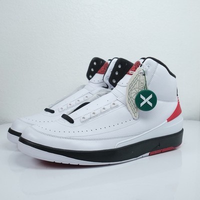 Nike Air Jordan Retro 2 OG Chicago White Black Varsity Red Size 15 New DS 2022