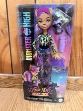 NEW Monster High Scare-adise Island Clawdeen Wolf Fashion Doll + Accessories