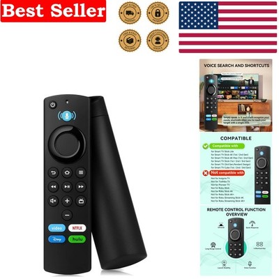 Voice-Controlled Fire TV Remote Replacement Compatible with TCL & Smart TVs