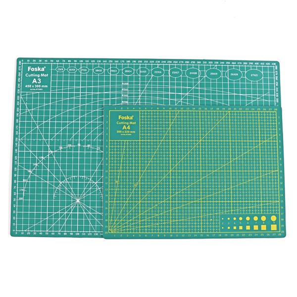 Foska A4 Green Cutting Mat By - Multi - Image 2