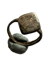 Ancient Roman or Byzantine Silver Ring.      90