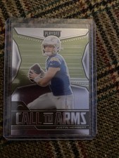 2021 Panini Playoff - Call to Arms Justin Herbert #CA-JHE Silver Prizm