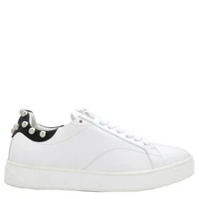 Lanvin DDB0 Studded Leather Low-Top Sneakers, Brand Size 40 ( US Size 9 )