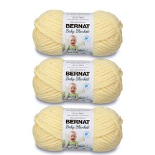 Bernat Baby Blanket Yellow Yarn - 3 Pack of 3 Pack,