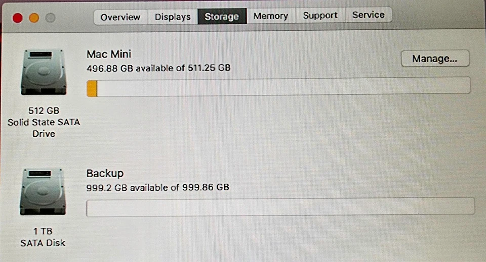 Apple Mac mini A1347 Late 2012 i7 2.30GHz 16GB RAM 500GB SSD + 1TB HDD Drives - Image 3 of 4