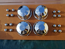 Copricerchi Wartburg Trabant cromati completi di copridadi DDR NUOVI