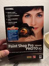 Corel Paint Shop Pro Photo X2 Ultimate Windows XP Vista CD w/ Key