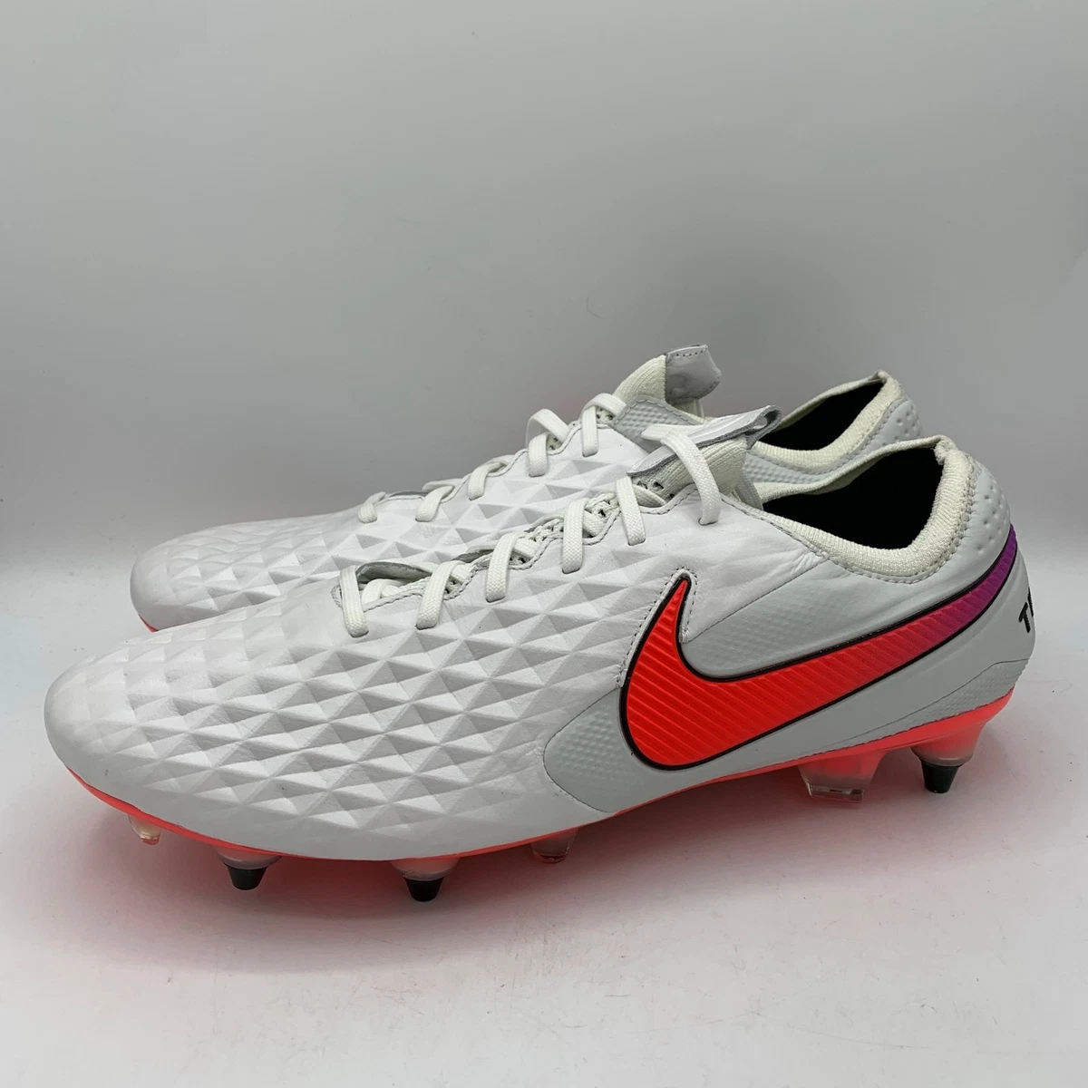 Nike Tiempo Legend 8 Elite SG Pro White Flash Crimson | eBay