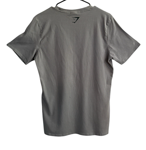Gymshark Mens Medium Gray Tee T Muscle Athletic Workout Shirt - Picture 2 of 8