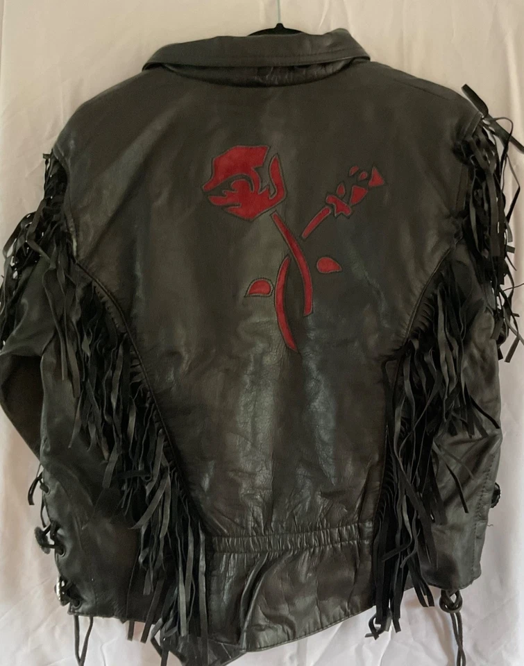 Chaqueta motera de cuero Velocity con forro extraíble. Foto 3 de 4