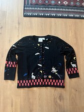 Michael Simon Vintage Woman’s Novelty Halloween Sweater Cardigan XL