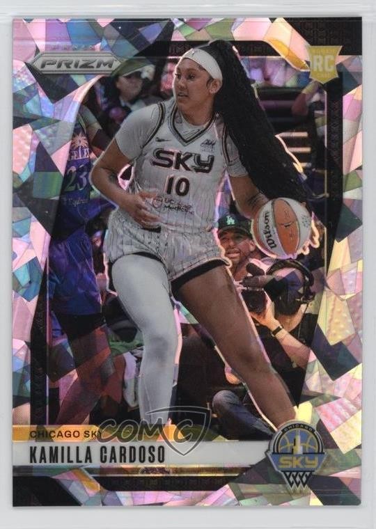 2024 Panini Prizm WNBA Ice Prizm Kamilla Cardoso #93 Rookie RC 1ao0