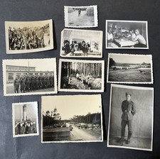 WWII WW2 Third Reich German Wehrmacht Kriegsmarine  RAD Soldiers Lot 10 Photos
