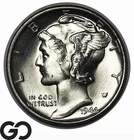 1944 Mercury Dime, Gorgeous Superb Gem BU++