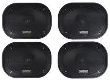 (4) Sundown Audio E69CX 6x9" 100 Watt RMS Coaxial Car Stereo Speakers 6" x 9"