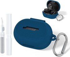 Bose New QuietComfort Earbuds 2024 Case Cover with Cleaning Kit, Soft S