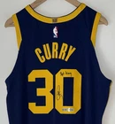 Stephen Curry "3pt King" Signed Warriors NBA Nike ADV Authentic Jersey USASM BAS