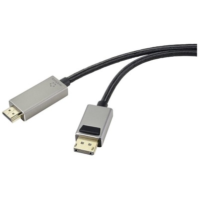 Renkforce DisplayPort / HDMI Adapterkabel DisplayPort Stecker, HDMI-A Stecker...