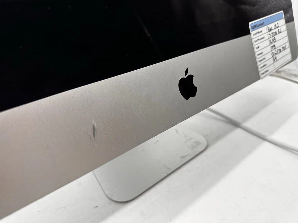 Apple iMac18,2 A1418 Core i7-7700, @ 3,60 GHz, 16 GB RAM, 1 TB SATA, sin sistema operativo/adaptador Foto 2 de 4