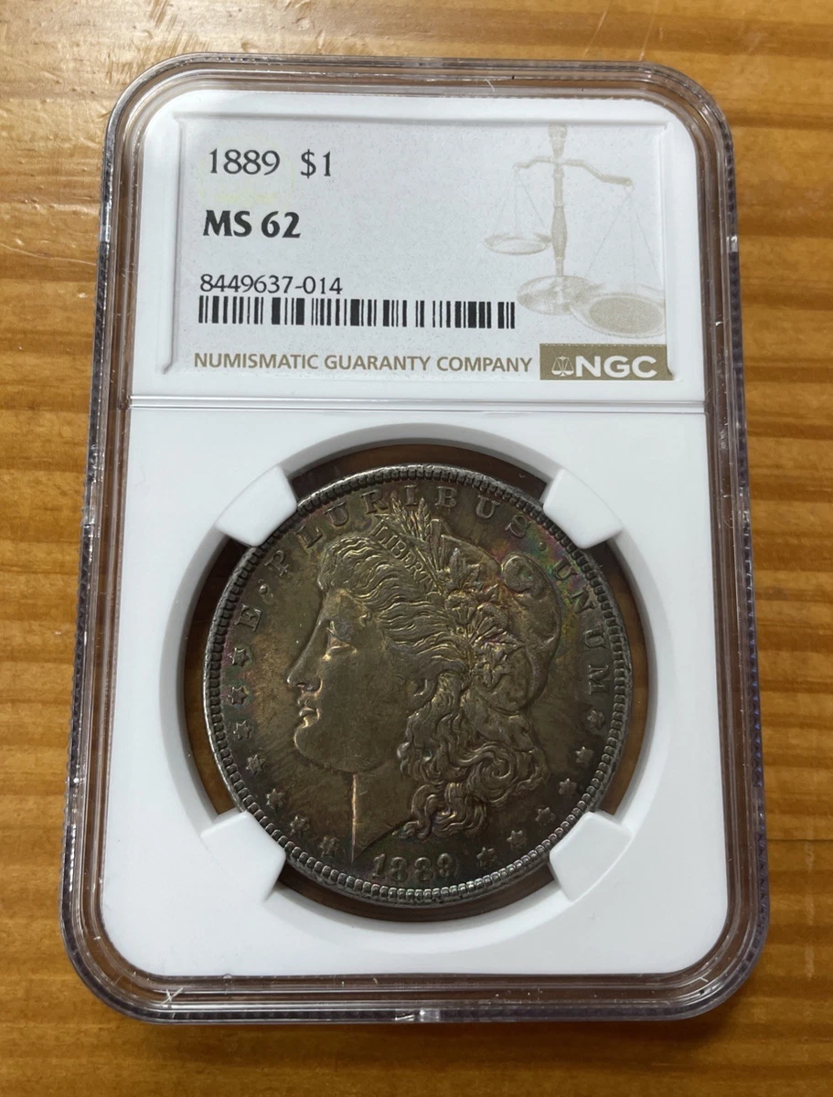 MS 62 Graded 1889 Year Morgan US Dollars (1878-1921) for sale | eBay