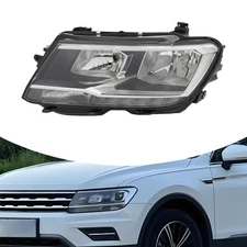 Headlight For 2018-2021 Volkswagen Tiguan Halogen w/ LED DRL Left Driver Side LH