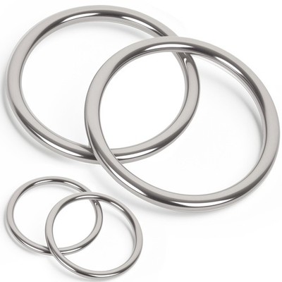 2.17 inch Metal O Rings,Stainless Steel Round Ring Buckles 5/16'' Wire Diamete...