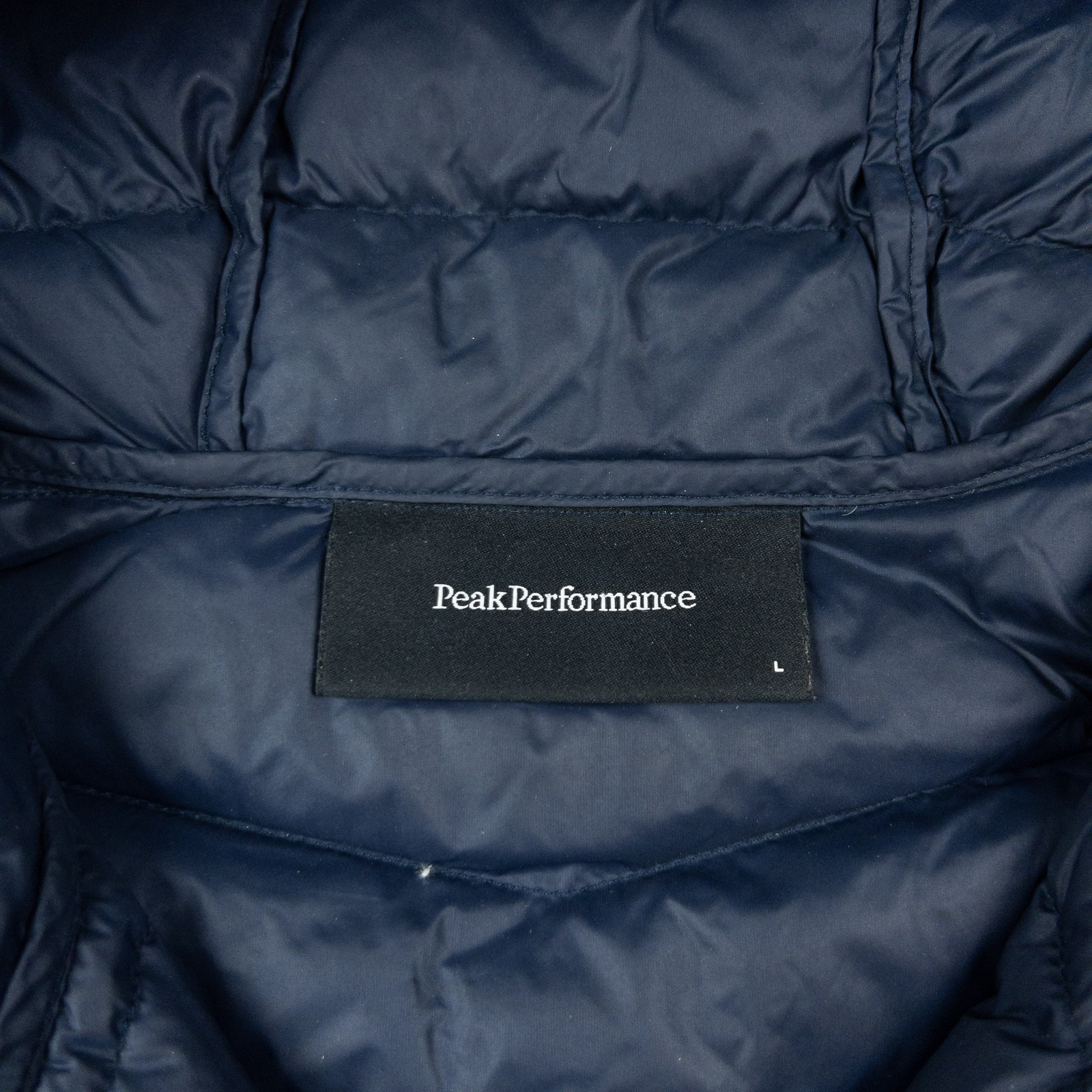 Peak Performance Down Puffer Jacket Men's Large Blue Frost DH Pertex Quantum Zip
