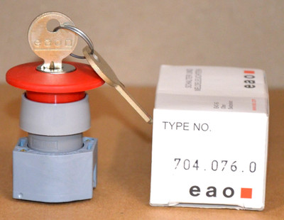 EAO 704.076.0 Schlüsselschalter NEU OVP