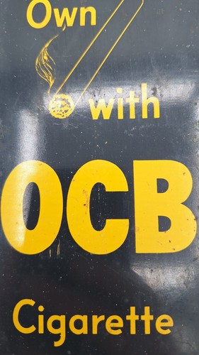 Vintage OCB Cigarette Rolling Papers Dispenser Tin Store Display Advertising - Picture 11 of 20