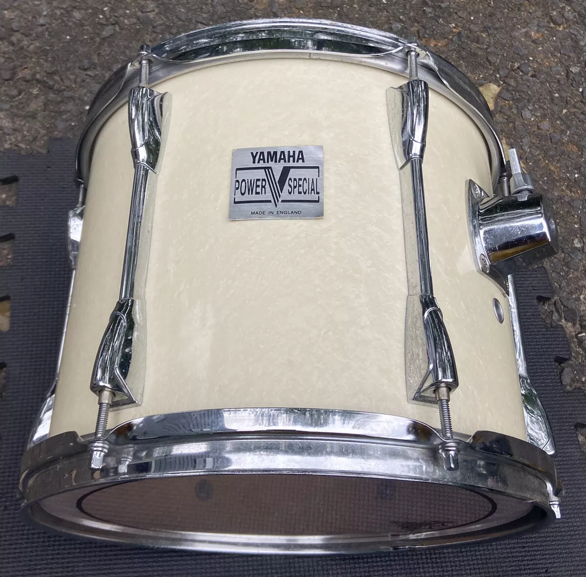 Yamaha Power V Special White Marble Drum 10