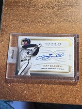 2023 Topps Definitive Collection # LAC-BAG Jeff Bagwell 07/25 Autograph