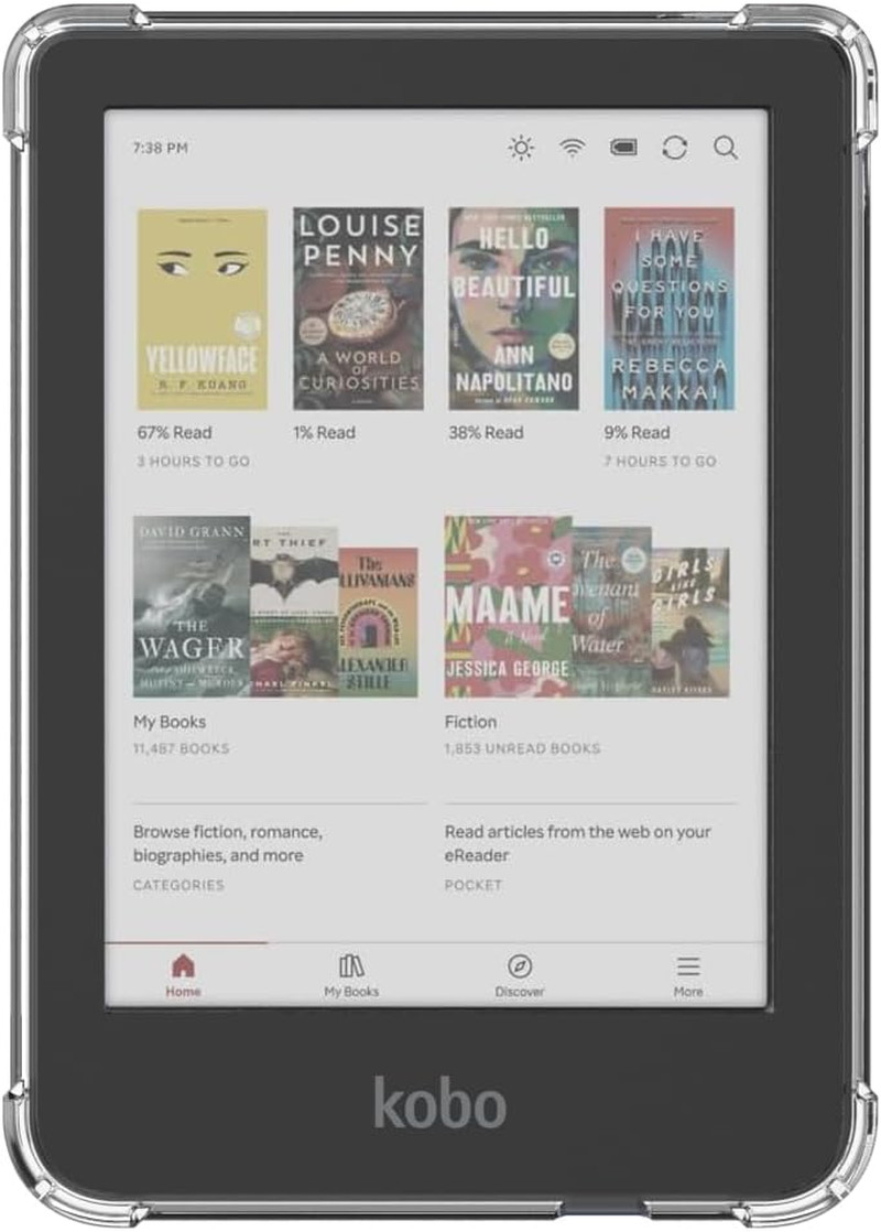 Zcooooool Case for Kobo Clara Colour/Clara BW/Kobo Clara 2E eReader 6 inch Reinf