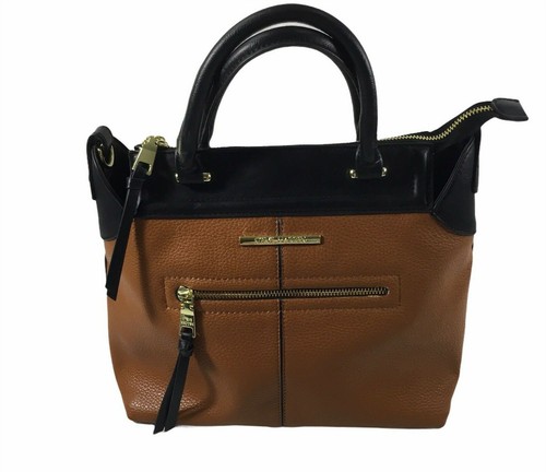 Steve Madden Two Tone Brown Double Handle Purse Handbag