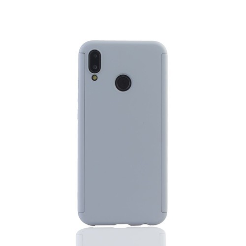 Etui Komórka Ochrona do Huawei P20 Lite Full Case Cover Ochrona wyświetlacza Bumper Szary - Zdjęcie 2 z 4