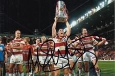 Matty Smith Hand Signed Wigan Warriors 6x4 Photo Rugby League Autograph 2