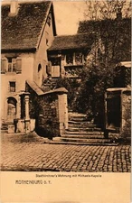 CPA AK Rothenburg- Stadtkirchner's Wohnung m. Michaels Kapelle GERMANY (940959)