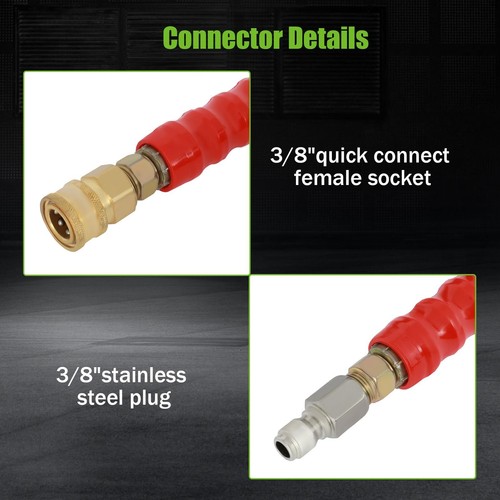 6000psi 3/8" x 100ft Hot Water Pressure Washer Hose Brand New High Quality - Picture 7 of 7