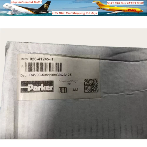 NEW 026-41245-H R4V03-5351109G0QA125 PARKER Overflow Valve DHL shipping