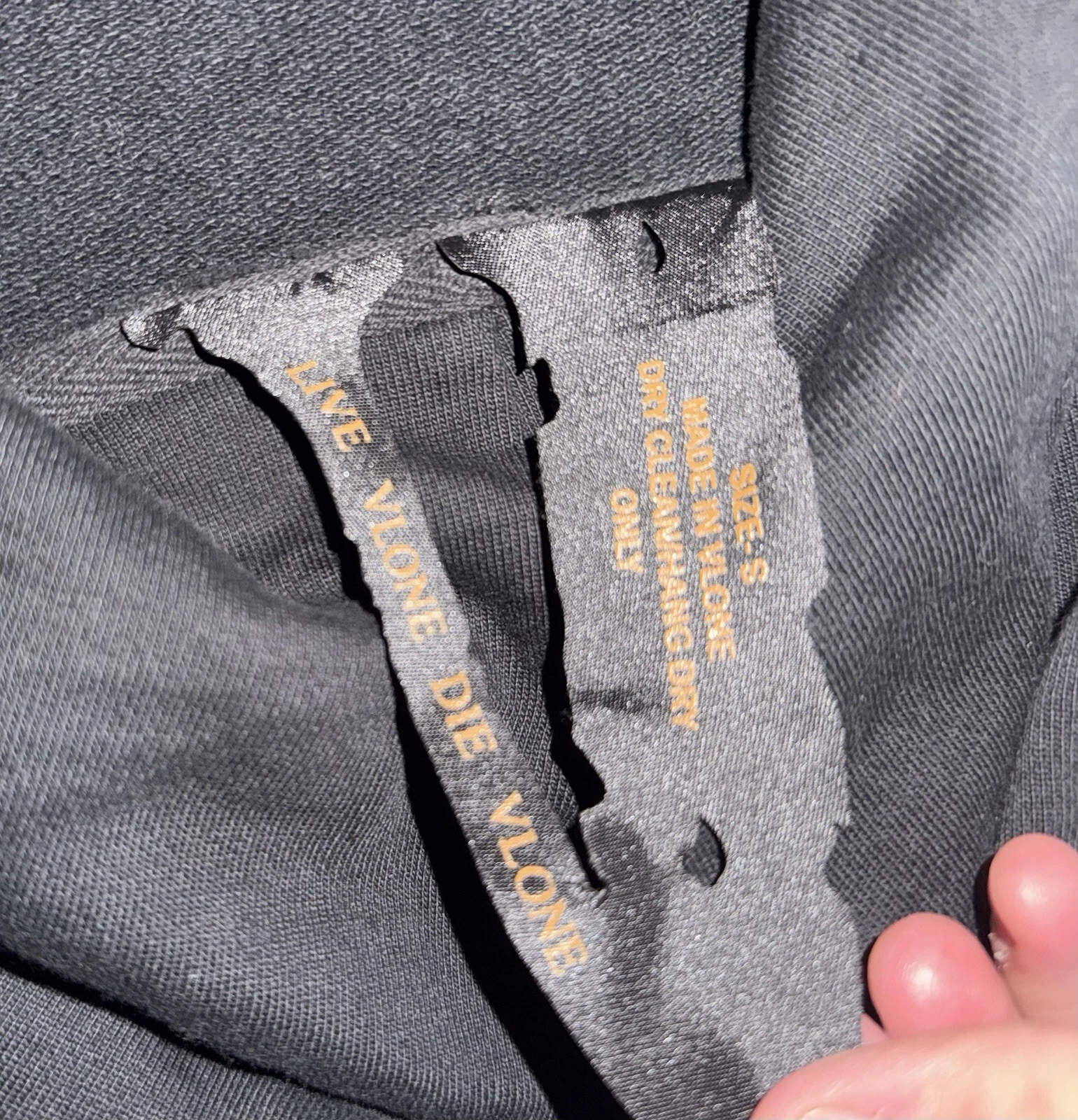 Felpa con cappuccio Vlone x Palm Angels taglia S